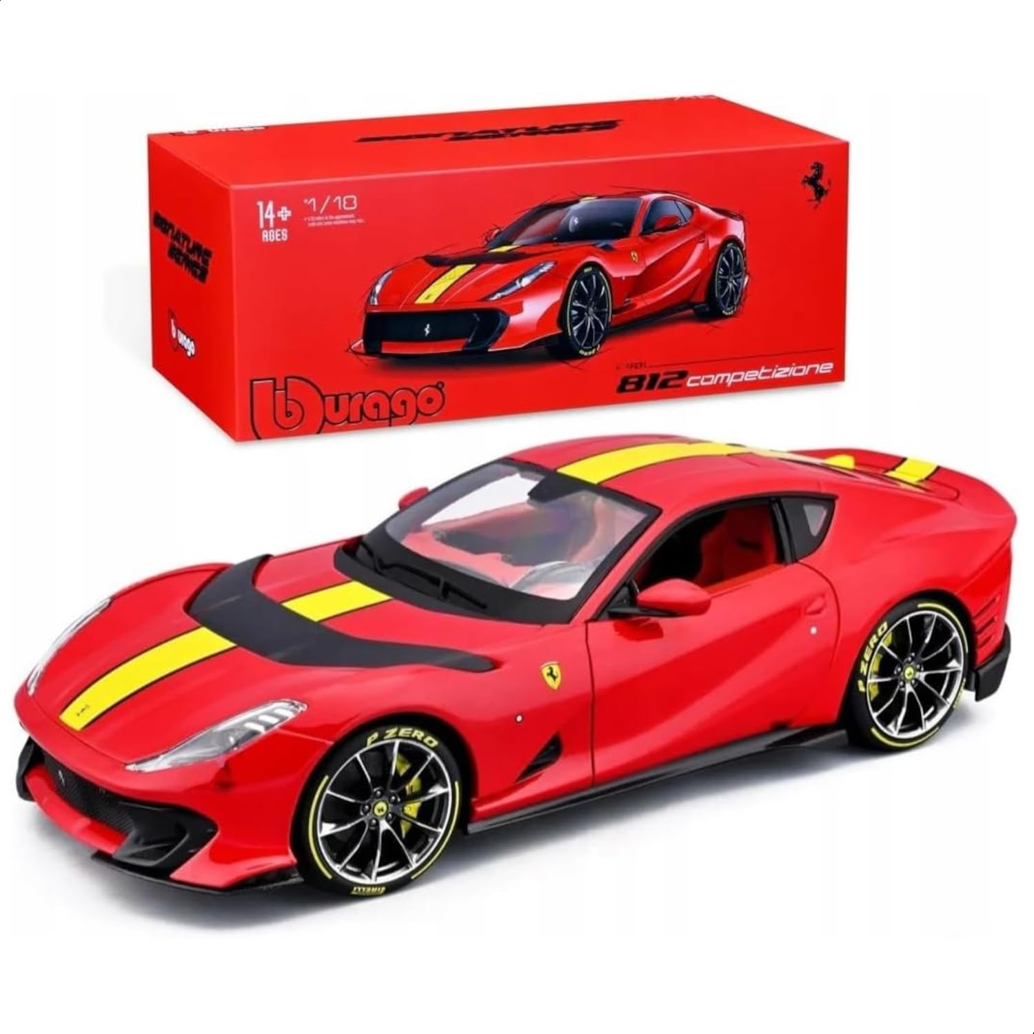 Amazon | Bburag 1/18 シグニチャー シリーズフェラーリ 812