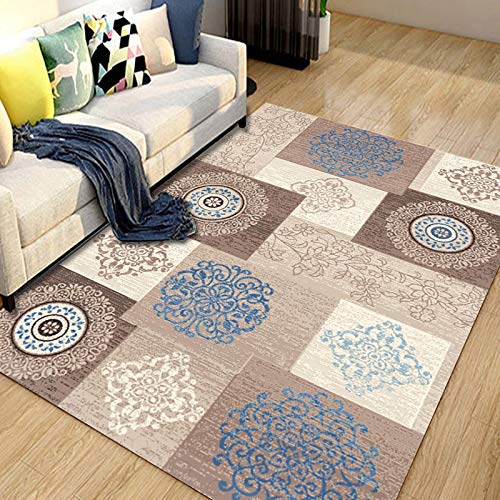 Geometrisches Nordisches Erkerfenster 200 * 300cm YJL-029,Matte für Fitnessgeräte, als Schutzmatte beim Training nutzbar, Bodenschutzmatte für