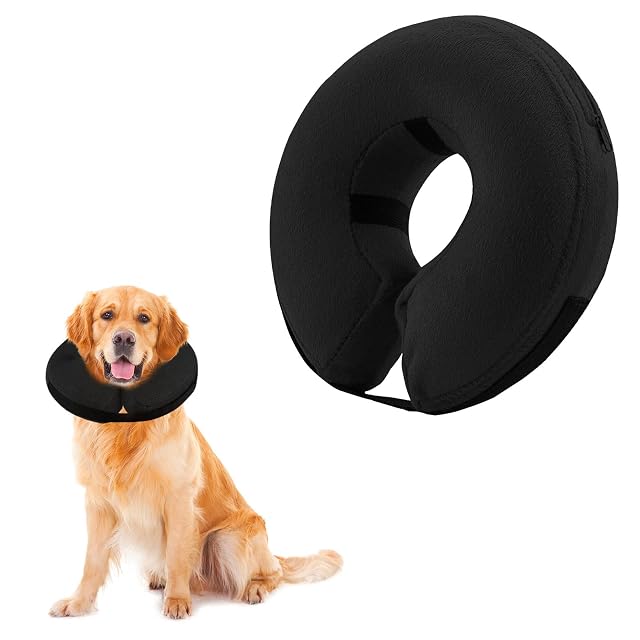 Emwel Collar inflable para mascotas para perros extragrandes