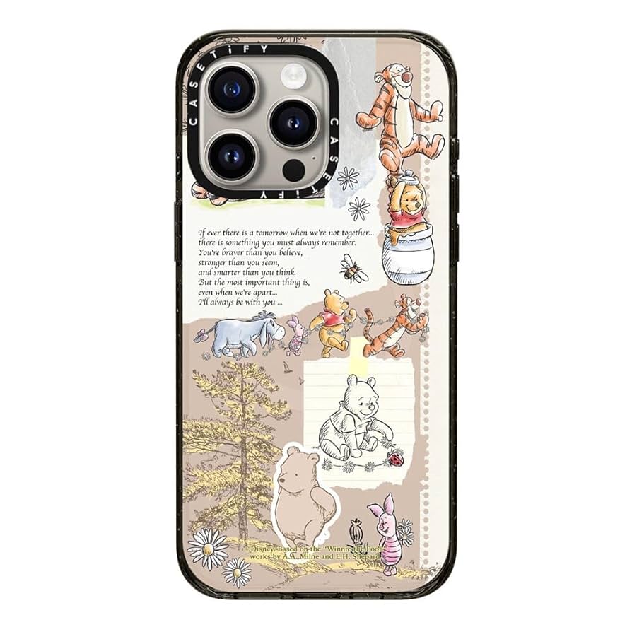 さ*ん様 CASSETIFY Winnie the Pooh iPhone 15 CASETiFY Pushin iPhone 15 Pro Case [Winnie The Pooh Co-Lab