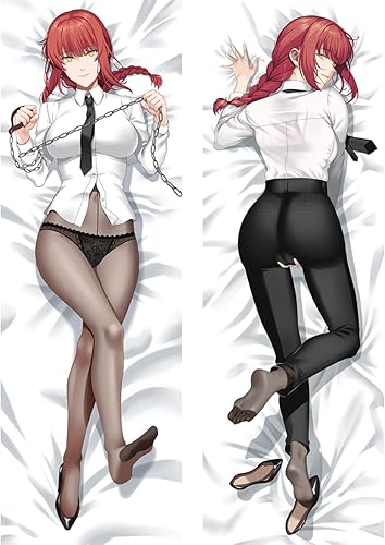 Anime Chainsaw Man Makima Cosplay Dakimakura Funda de almohada Abrazar Body Prop