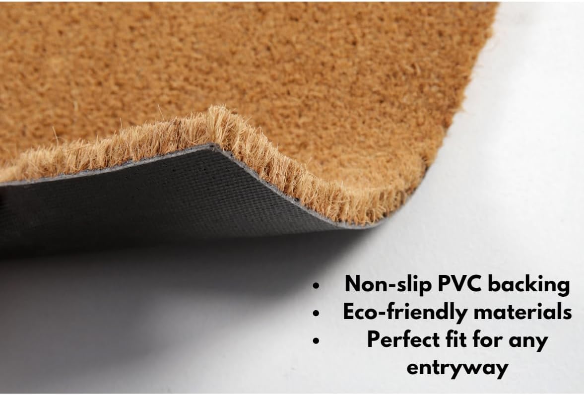 Customizable Grandparent's Day Gift for Grandparents | Nana and Papa's House | Grandpa Grandma Doormat | Nanny | Nana | Granny Door Mat - Premium Quality, Thick Coir & Made in The USA (18" x 30")