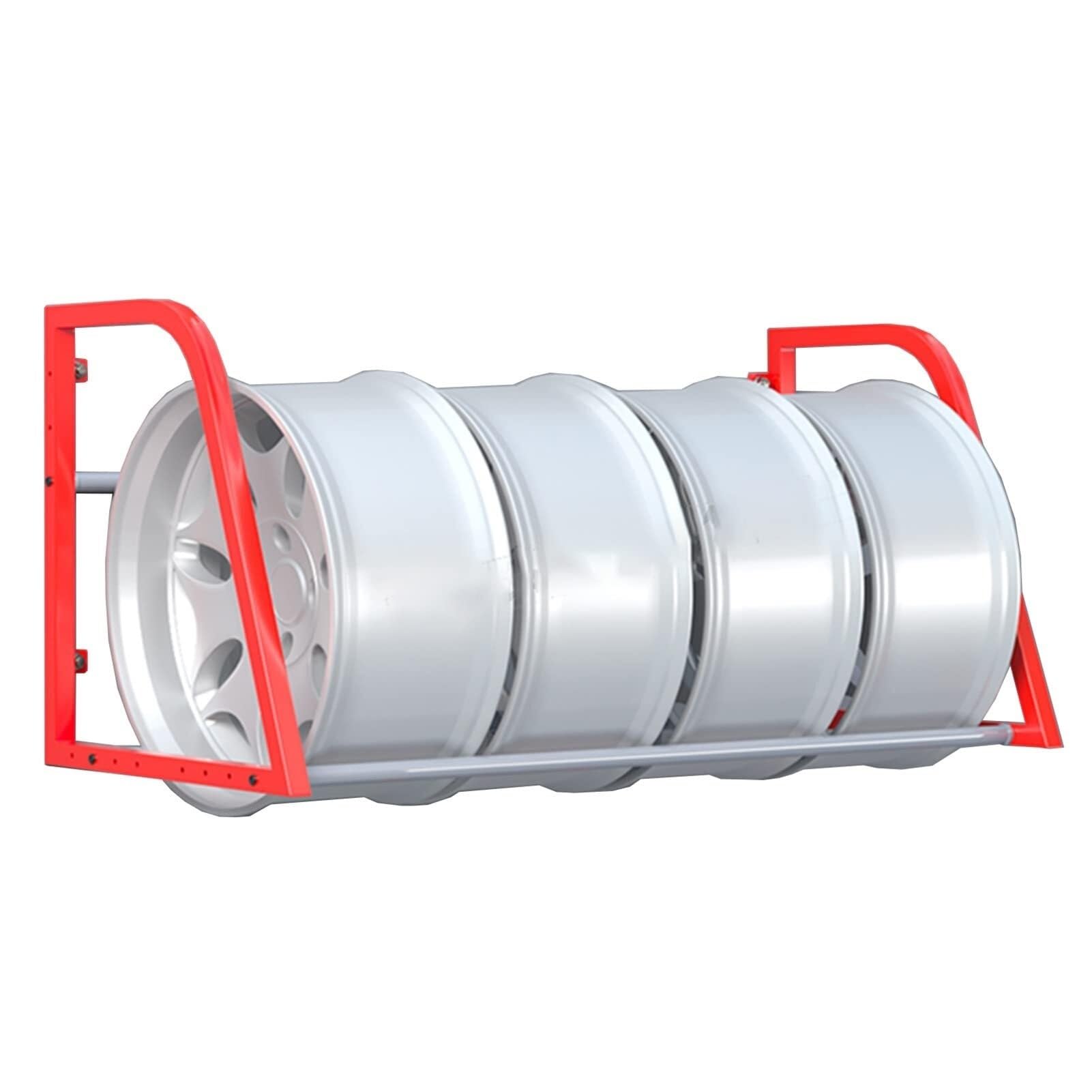 Supporto per Pneumatici da Parete, Supporto per Pneumatici, Supporto per Officina, Supporto per Pneumatici da Garage, Supporto per Pneumatici Multiuso da 127 cm/50 Pollici
