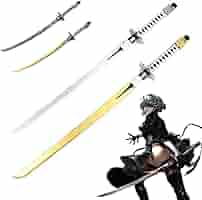 ニーア オートマタ 白の約定 2B 金属製 模造刀 西洋剣 コスプレ Amazon.co.jp: 【Sanjucos】ヨルハ二号B型 2B 白の契約 ニーア