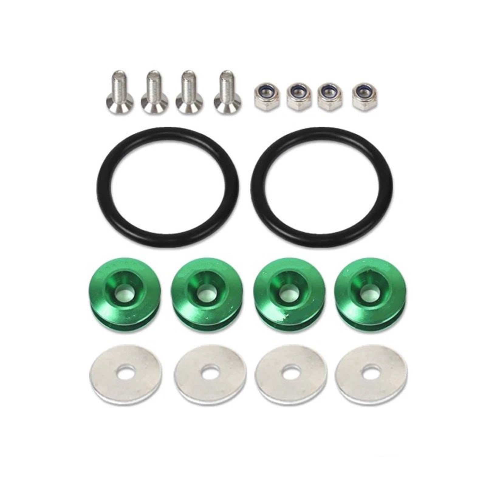 Attaches rapides vertes pour pare-chocs et coffres auto - 7