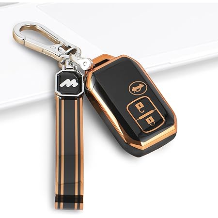 Carloginn® Mogato TPU Leather Car Key Cover Compatible with Maruti ...