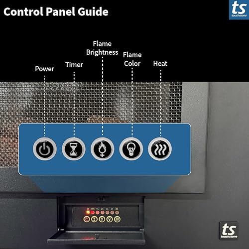 Miniatura 7 de Touchstone Sideline - Chimenea eléctrica empotrable