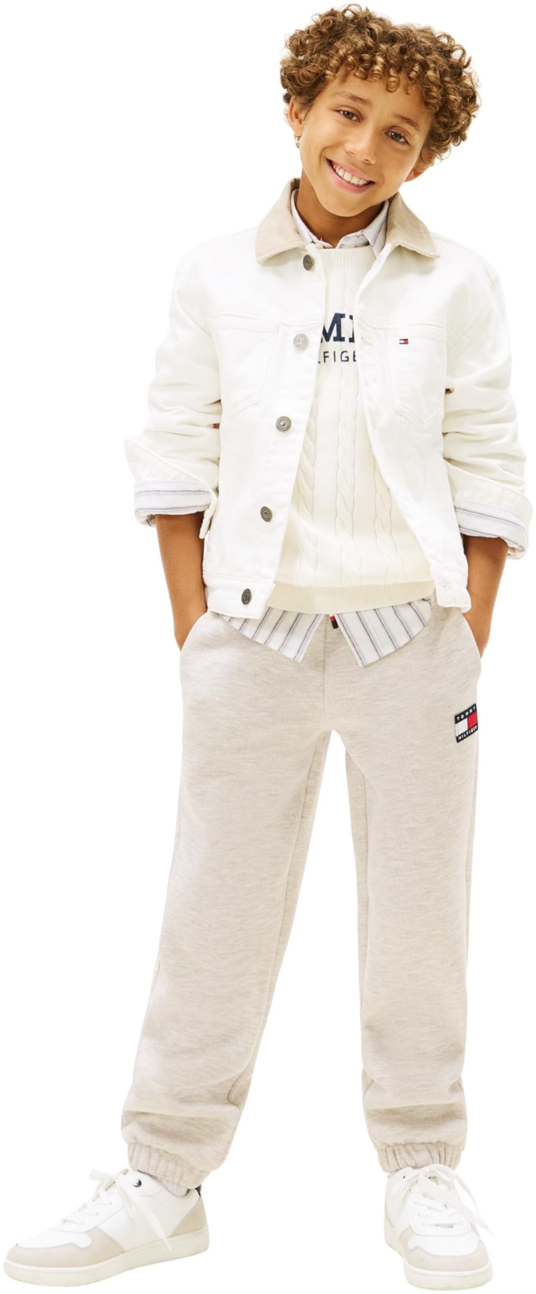 Tommy Hilfiger Heritage Flag Sweatpants Ks0ks00715 - Pantalones Deportivos Unisex Adulto