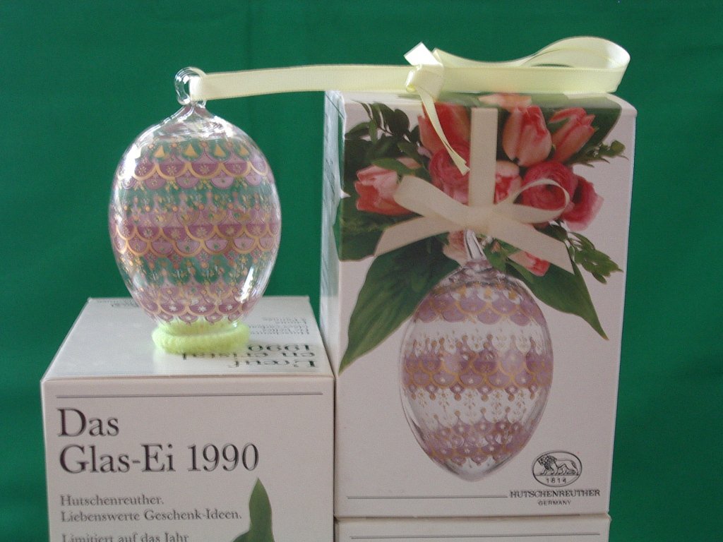 Hutschenreuther L'Oeuf 1990 Porcelaine - Jahresei Ole Winther Neuf En Emballage Original