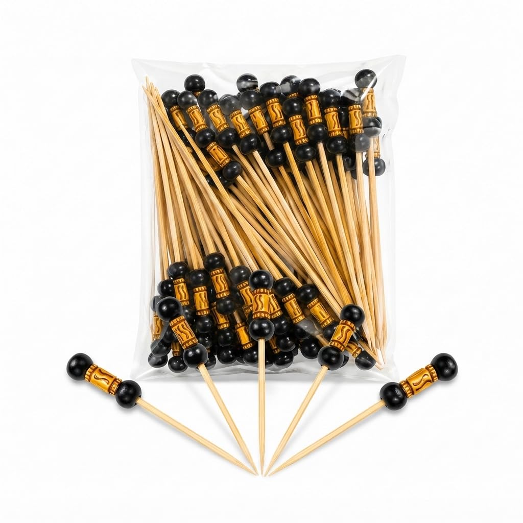 Somani Cocktail Picks for Appetizers & Party, Black Heart Loop, 100 Pcs — Amazon image 11