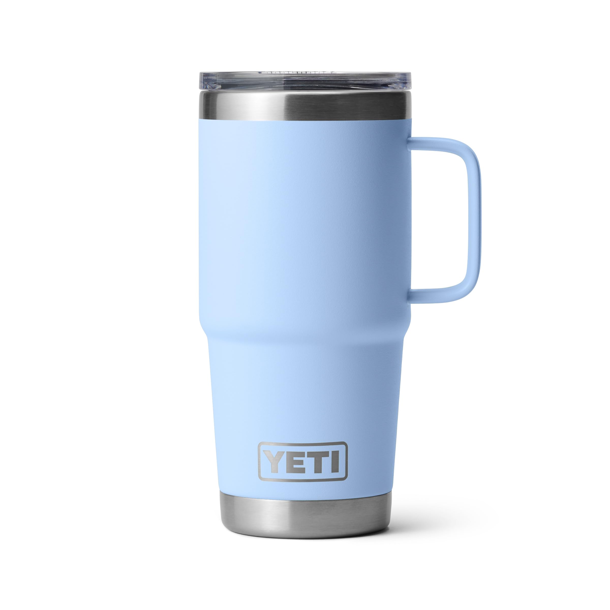 YETI Rambler 20 oz Travel Mug, Stainless Steel, Vacuum Insulated with Stronghold Lid, Big Sky Blue — image 1