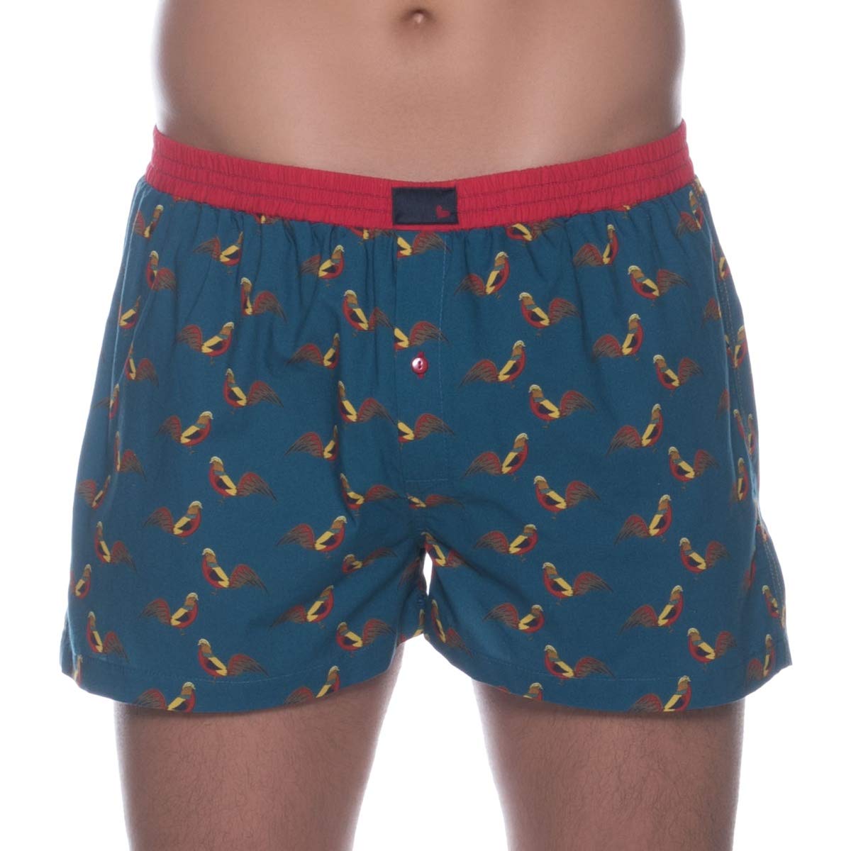 Unabux Pheasant Petrol Boxer Shorts