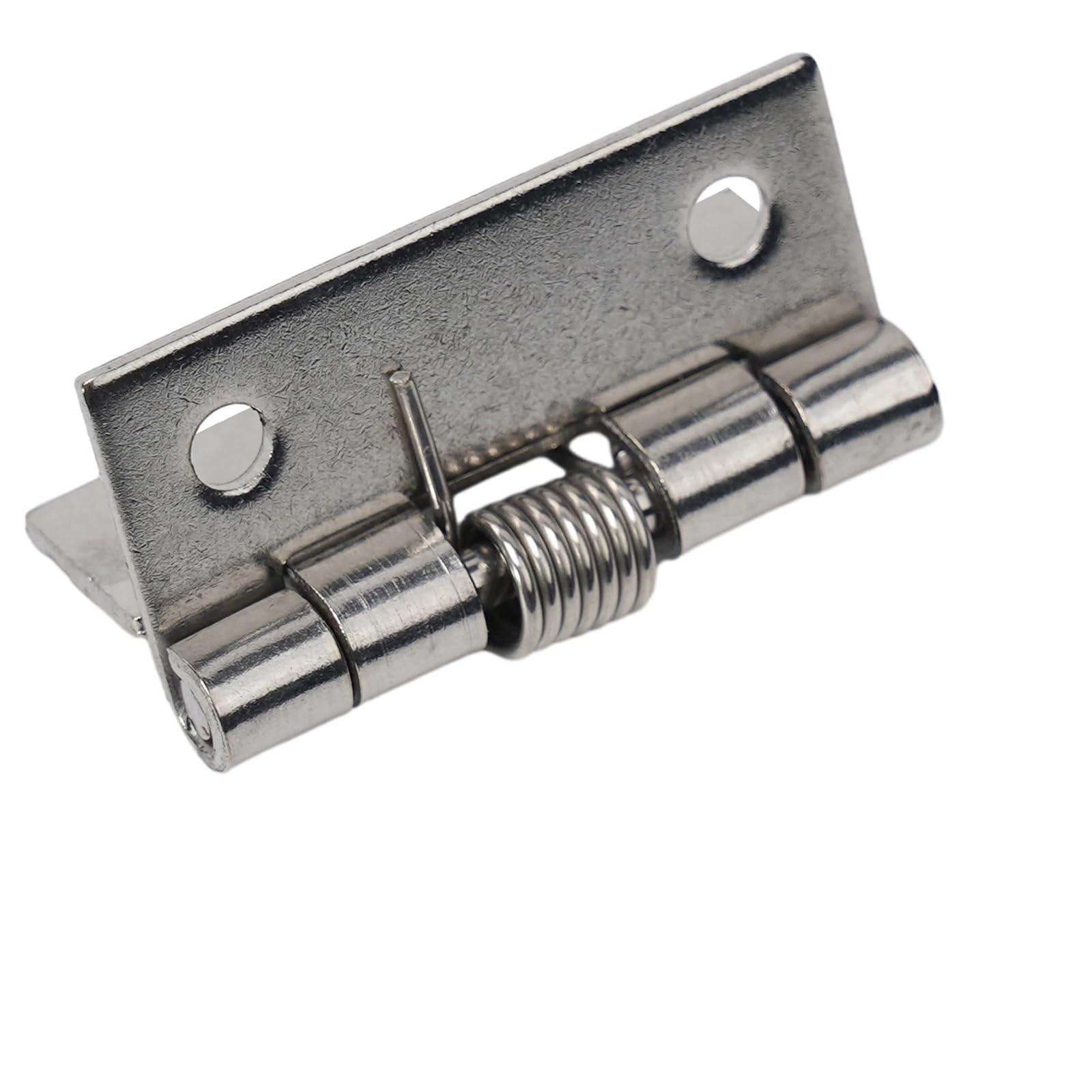Door Hinges 2pcs Spring Door Hinges Stainless Steel for Cabinets Closer Rebound Hinge Furniture Hardware(4 Inch)