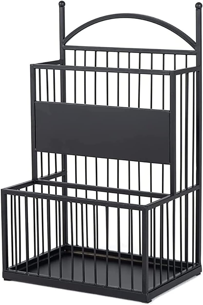 Umbrella Rack Umbrella Holder Metal Umbrella Stand With Drip Tray Umbrella Holder Storage Rack Storage Bucket For Home Hotel Office Cafe Entrance Umbrella Bucke