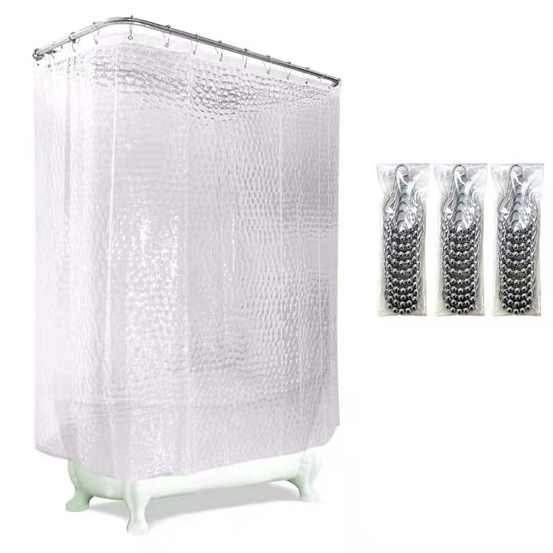 Buy DeMediocre Shower Curtain, Clawfoot Tub Clear Shower Curtain Liner