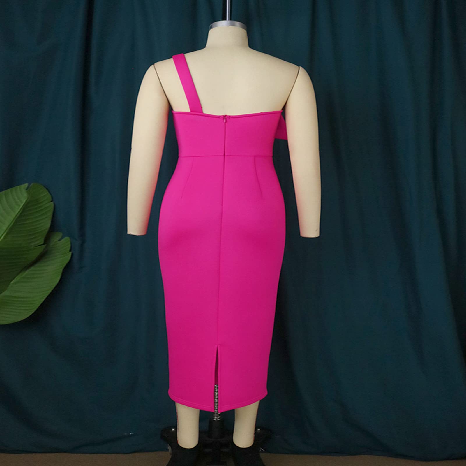 MOGSA Vestidos de fiesta para mujer, entallados, con una correa, flores grandes, Navidad, cumpleaños, elegantes batas de boda