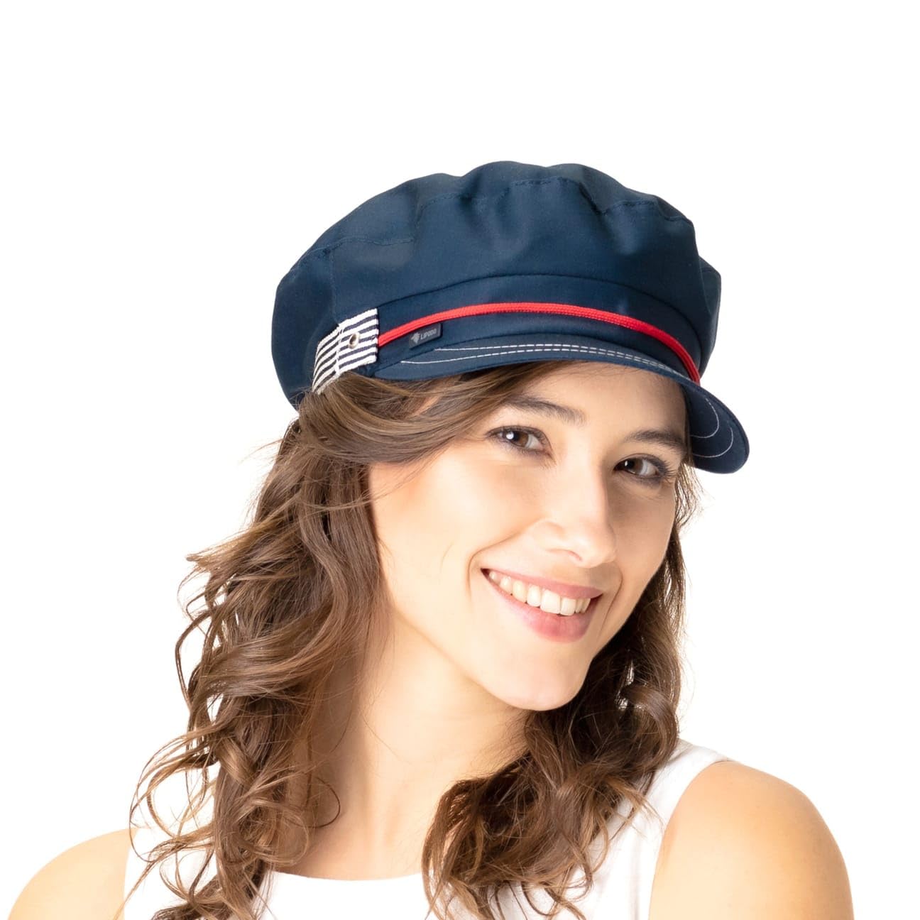 Lipodo Yachting Elbsegler Schirmmütze Kapitänsmütze Uni einfarbig Made in Italy Damen Frühling Sommer
