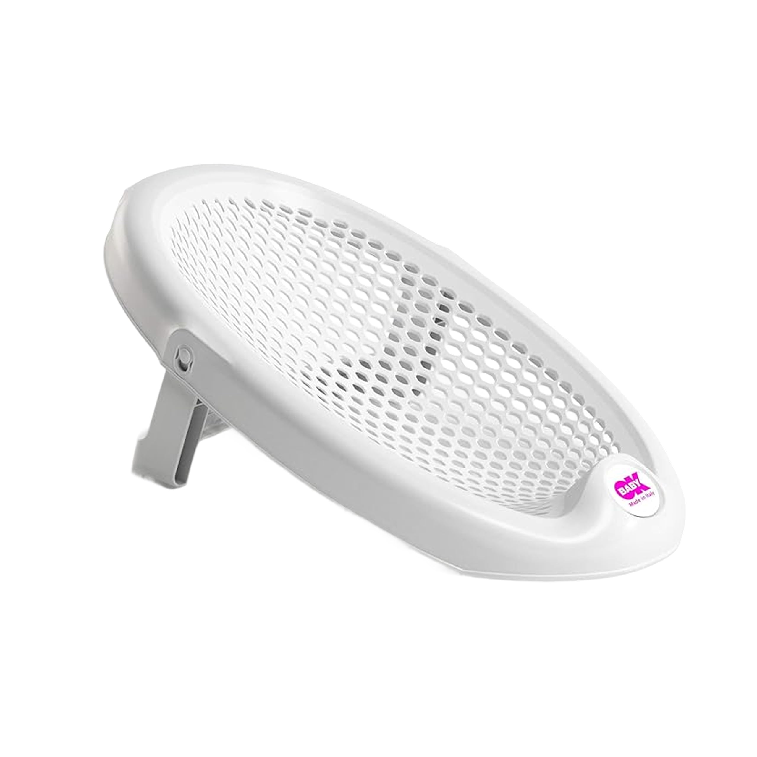 Okbaby Jelly - Folding Bath Support Seat - White
