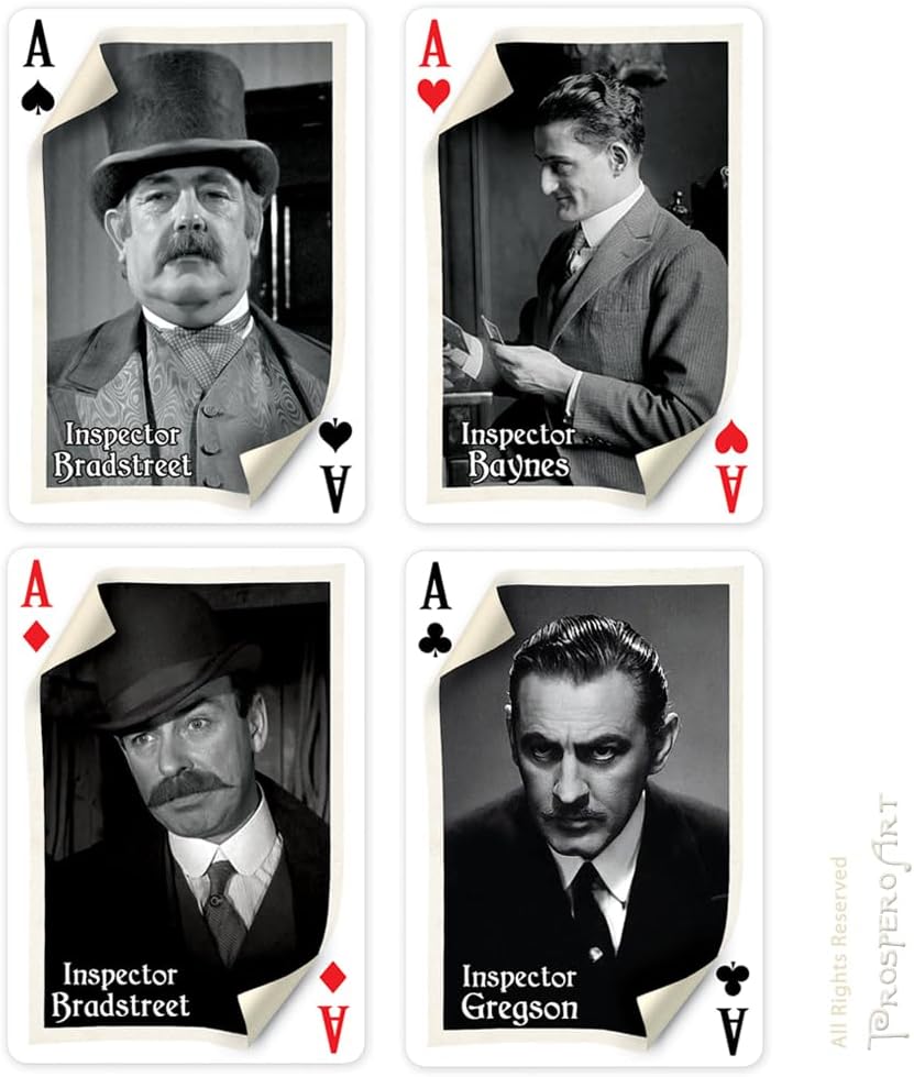 Prospero Art Sherlock Holmes Playing Cards