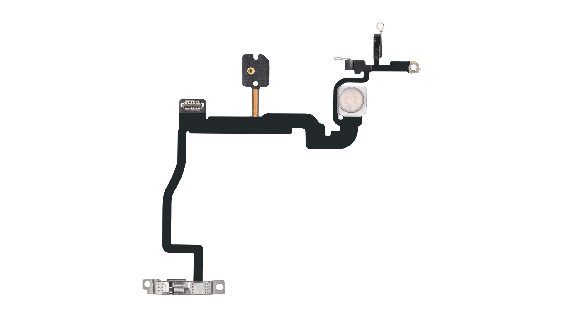 Risidamoy Power Button Flash Light Flex Cable Replacement for