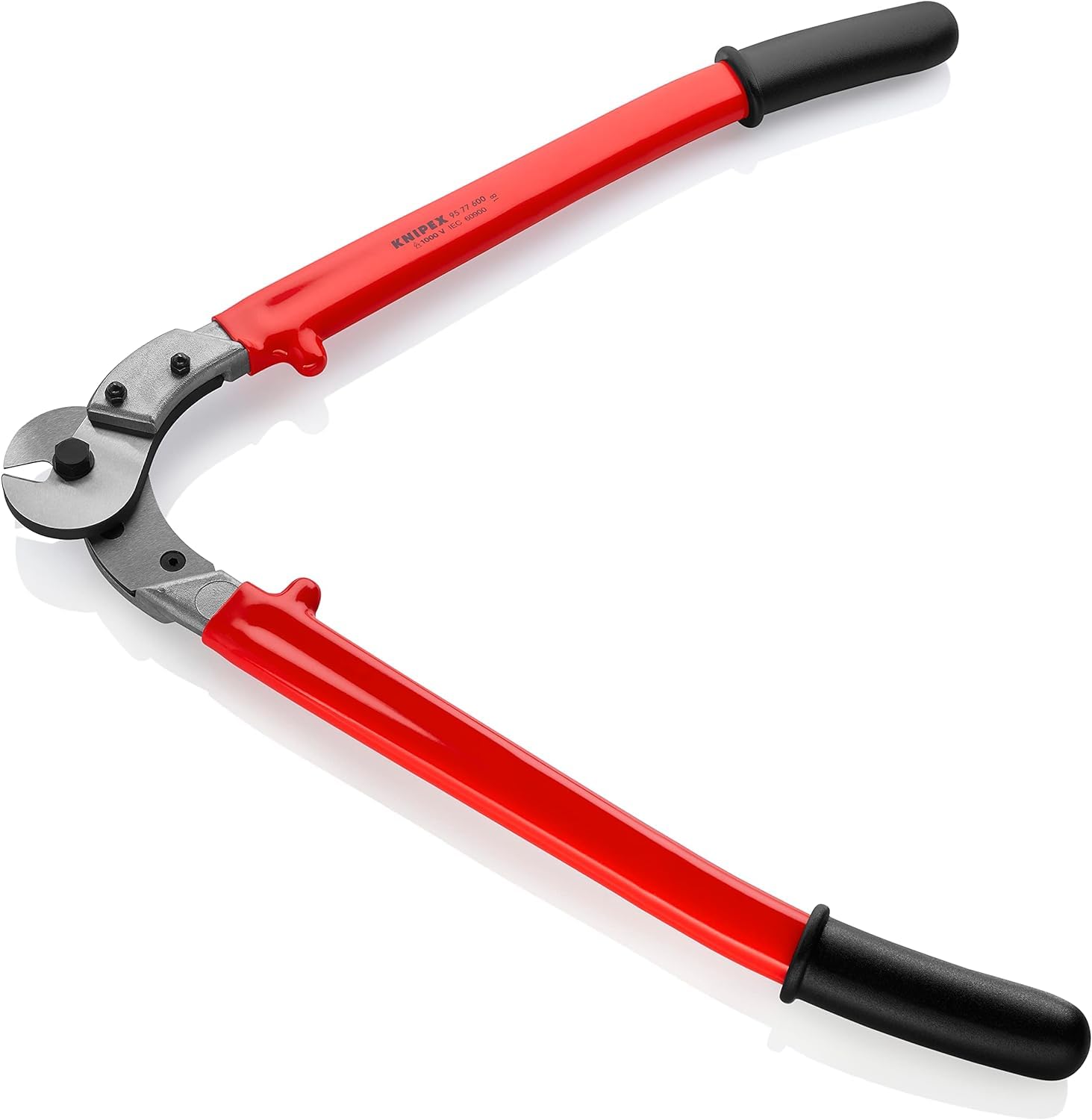 Knipex Cortacables para cable trenzado Aisladas por inmersión en plástico reforzado 600 mm 95 77 600
