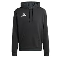 adidas Uomo Entrada26 Hoodie Sweatshirt, Black/White