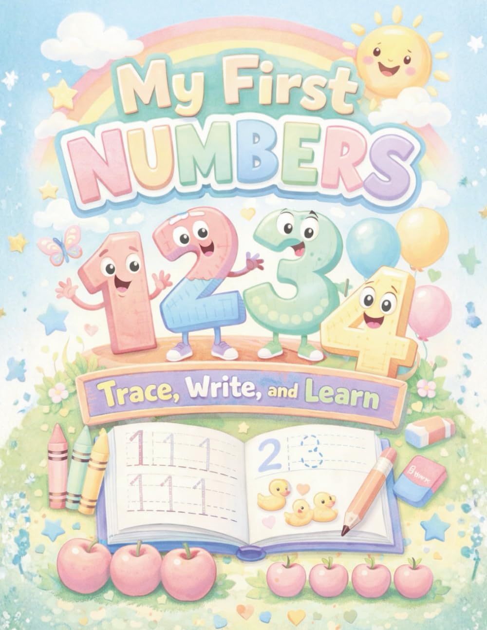 My First Numbers: Trace, Write, and Learn