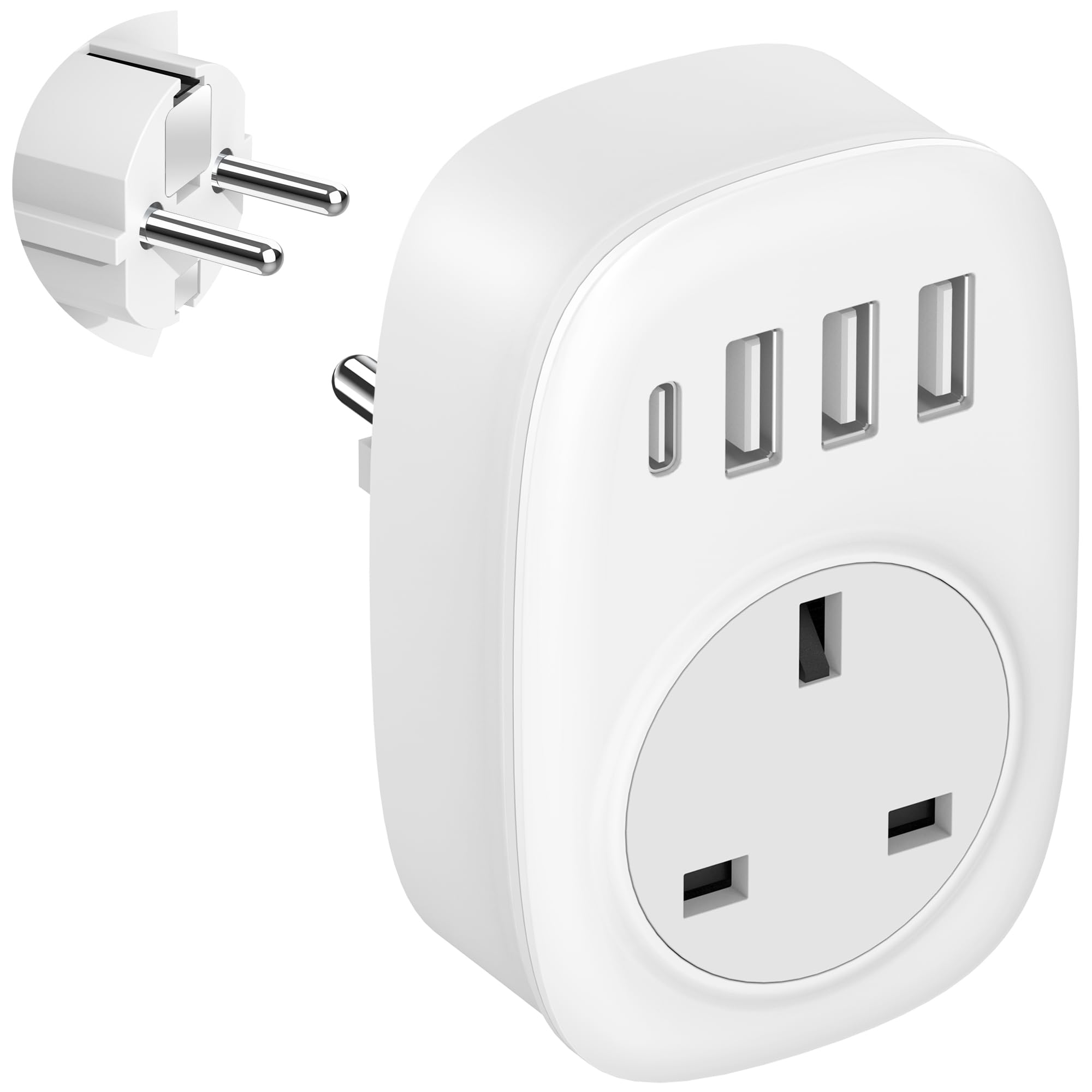 Tusreda UK to EU Travel Adapter-picture-46