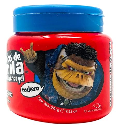 Miniatura 2 de Moco de Gorila Rockero Gel para el cabello, gel explosivo para peinar el cabello para una sujeción extrema de larga duración, Gorilla Snot Gel es el