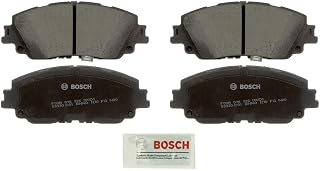Bosch BC2076 QuietCast Premium Ceramic Front Brake Pads for Lexus ES250/ES350/UX, Toyota Camry/RAV4/Avalon - Quiet, Low Dust