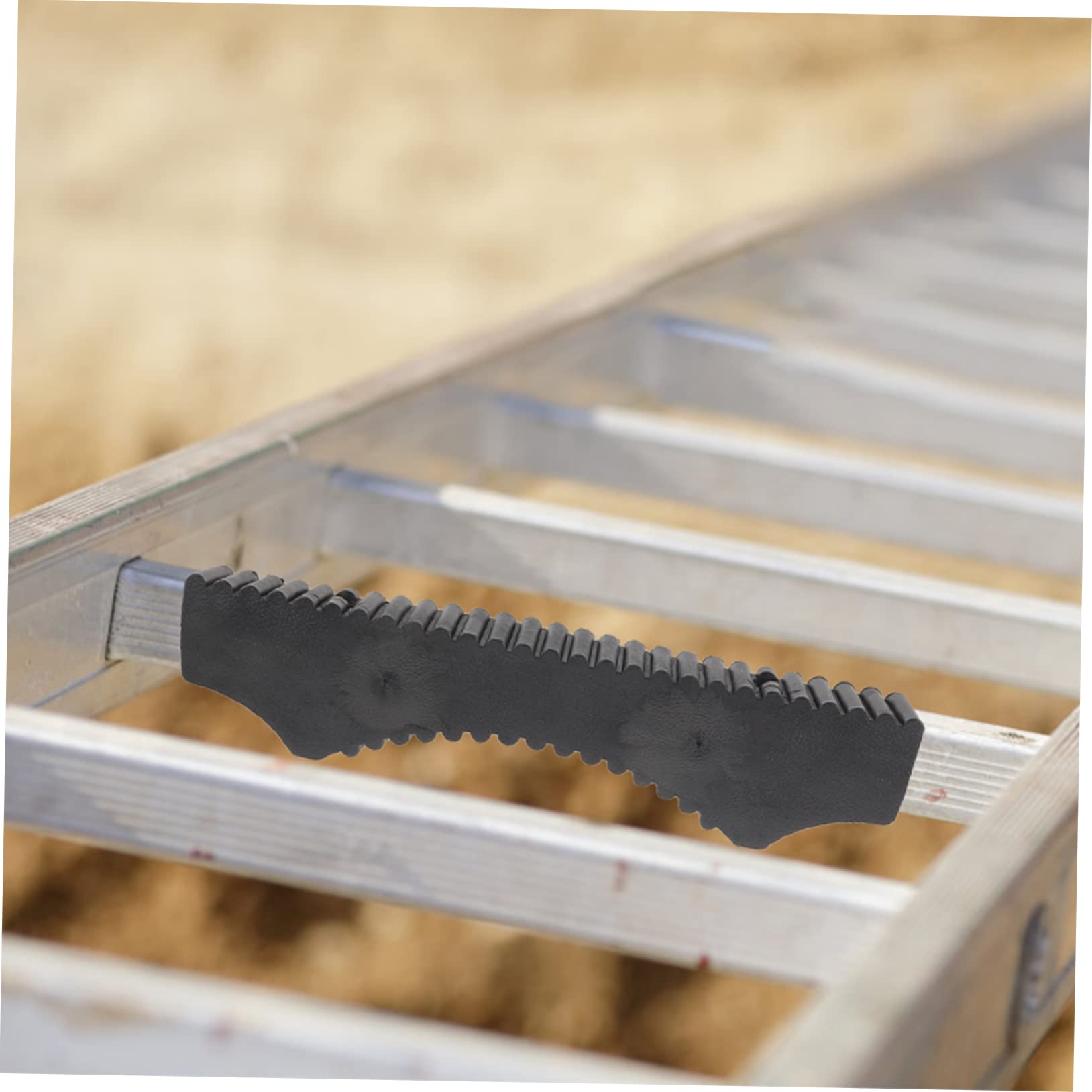 Leiterstangenstabilisator mit Gebogener Form, Rutschfest, Schwarz
