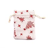  Bolsitas de Tela Pequeñas Venta al por mayor 50pcs / lot Multi Design Bolsos de algodón 10x14cm Favor de la fiesta Sopa de regalo de lino Bolsa de regalo Muslin Joyería Caramelo Paquete Bolsas Bolsas