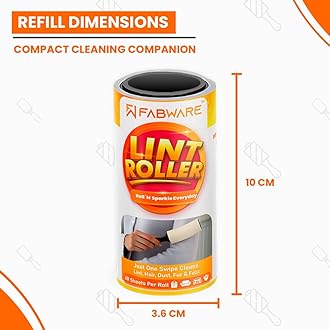 Lint Remover Rolls for Clothes - Sticky Lint Roller for Clothes, Furniture, Wool, Fur, Coat, Car Seats, Fabric, Dust Cleaner, Pet Hair Remover 4 Refills- 240 Sheets ONLY (NO Handles)