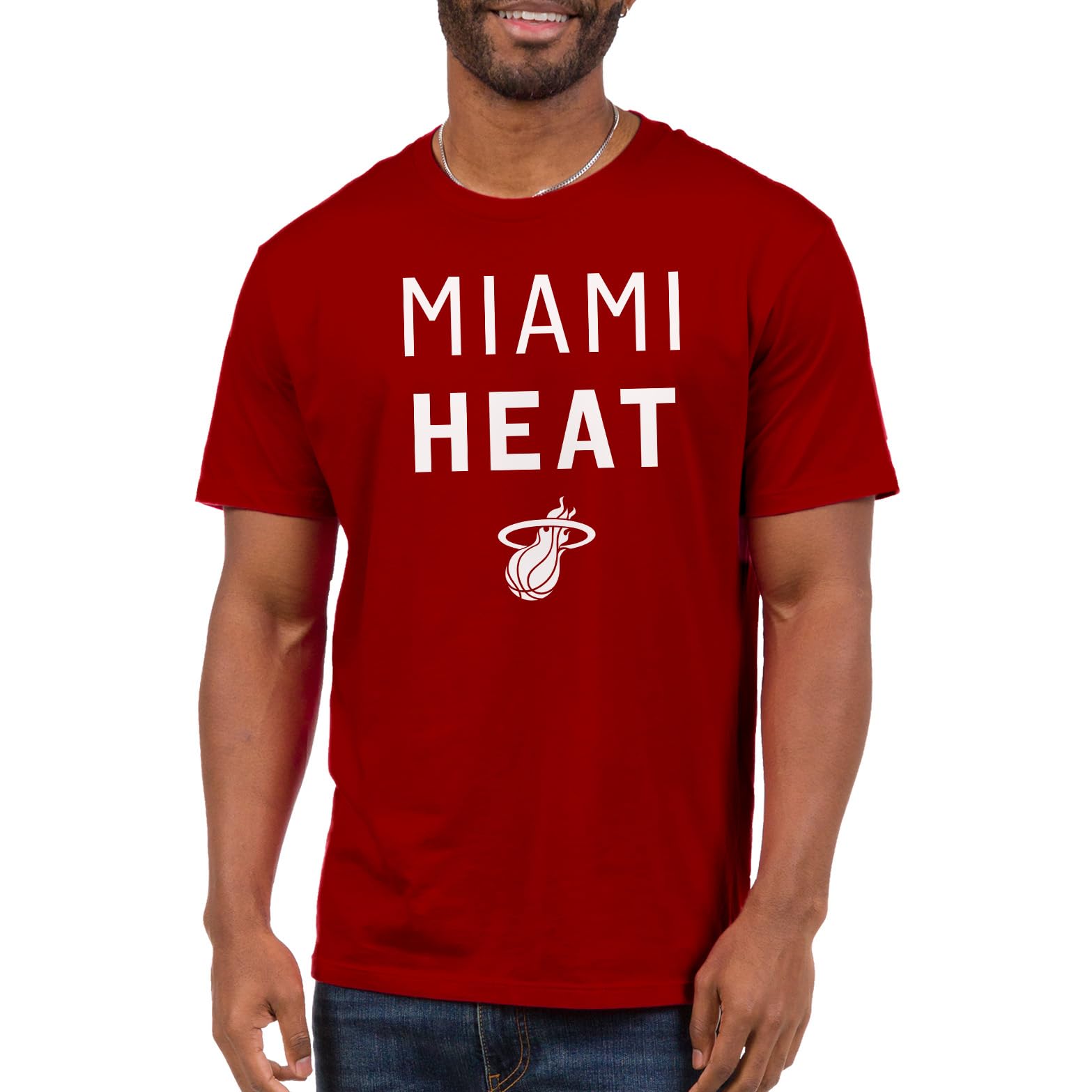 Junk Food NBA - Core Stacked - Officially Licensed Adult Short Sleeve Fan Tee for Men and Women โ image 1