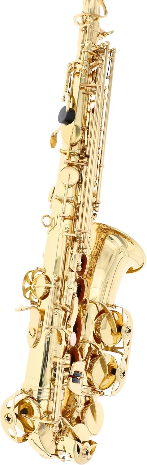 Soundman EAS-500 Altsaxophon in Es - mit Hoch-Fis-Klappe - Komplett mit Mundstück, Koffer und Zubehör