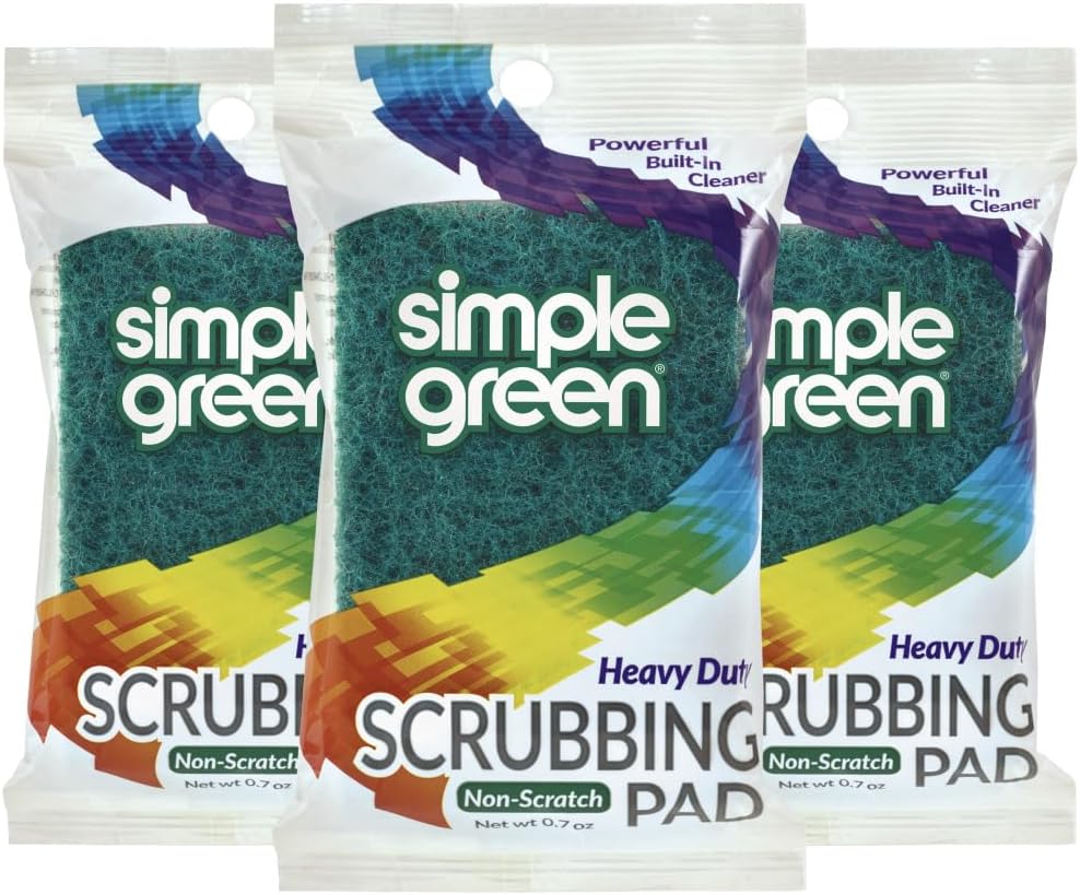 Simple GreenHeavy Duty Scrubbing Pad 3PK