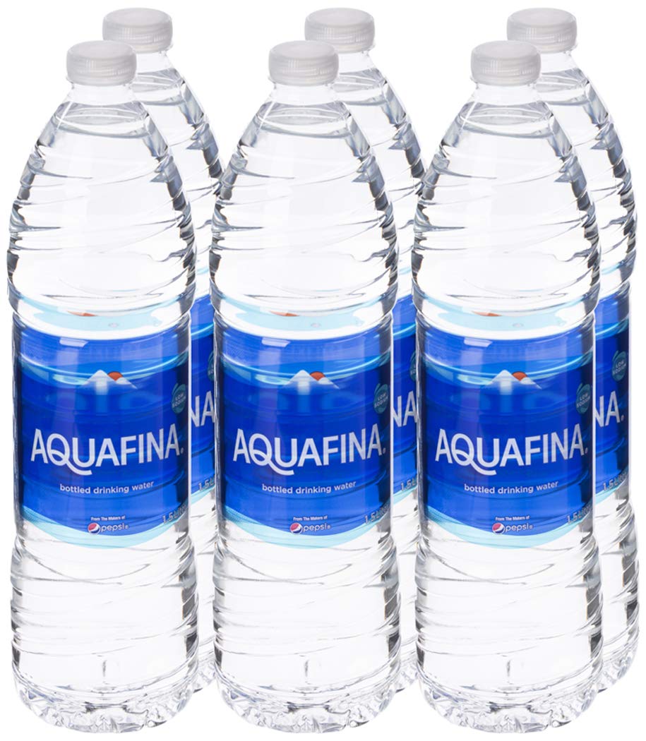 Aquafina Bottled Drinking Water, 6 X 1.5 Litre