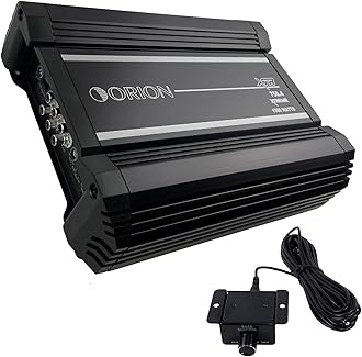 Orion XTR750.4 High Power Class A/B 4-Channel Amplifier, 750W RMS, 2/4 Ohm Stable, HP/LP Crossover, Bass Boost, MOSFET, Bass Knob, Made in Korea