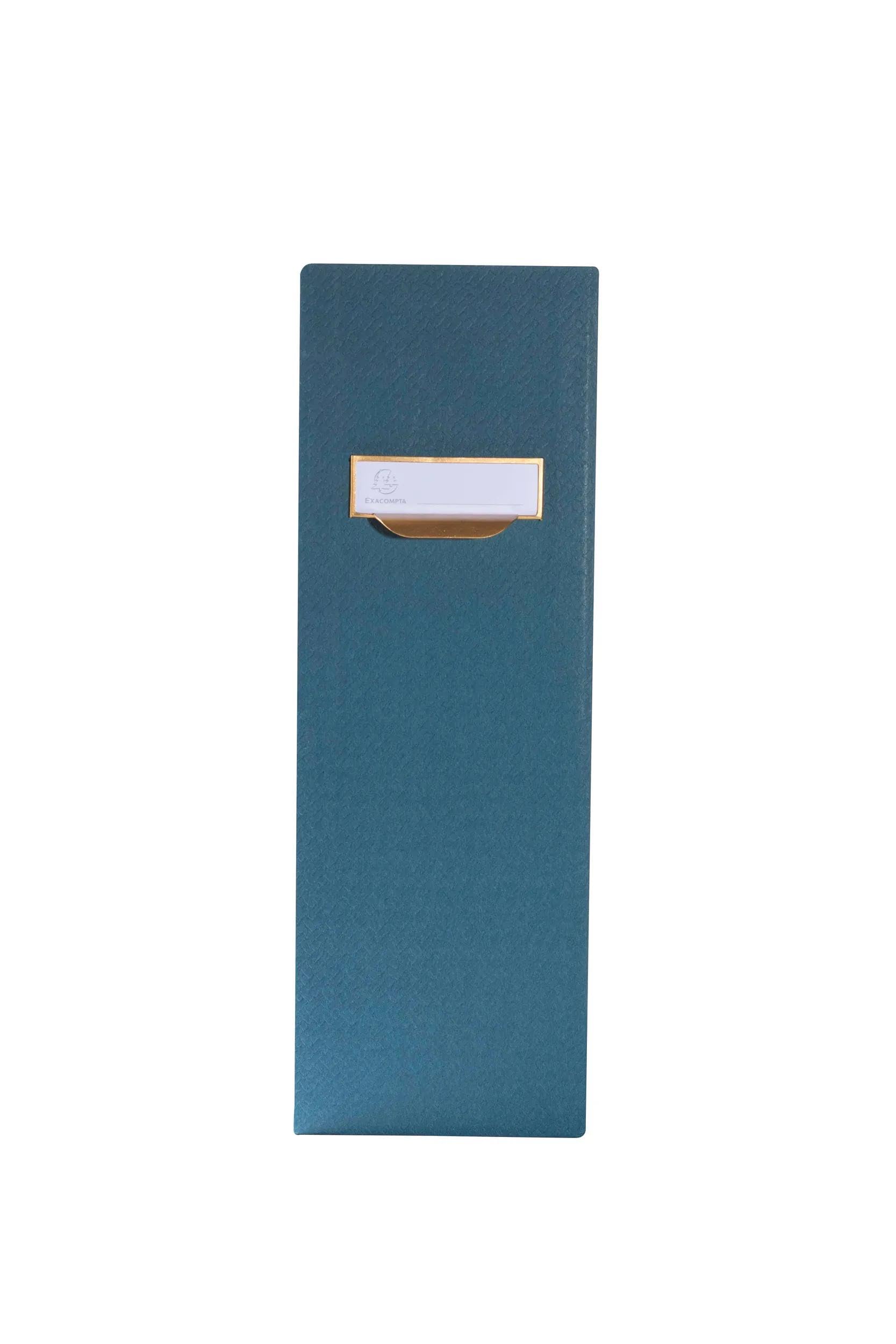 Exacompta porte-revues Office By Me A4 31x25x10 cm Bleu canard