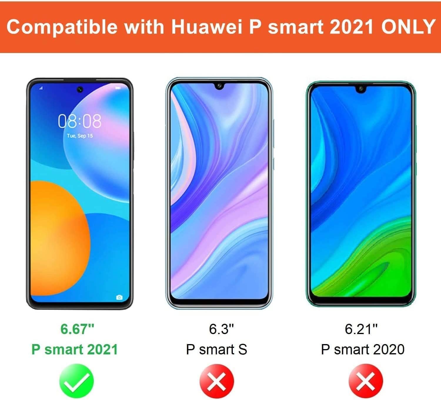 NEW'C Vetro Temperato Per Huawei Y6 Prime 2019 – 3 Pezzi, Durezza 9H, Anti Graffio E Anti Impronta, 0,33mm