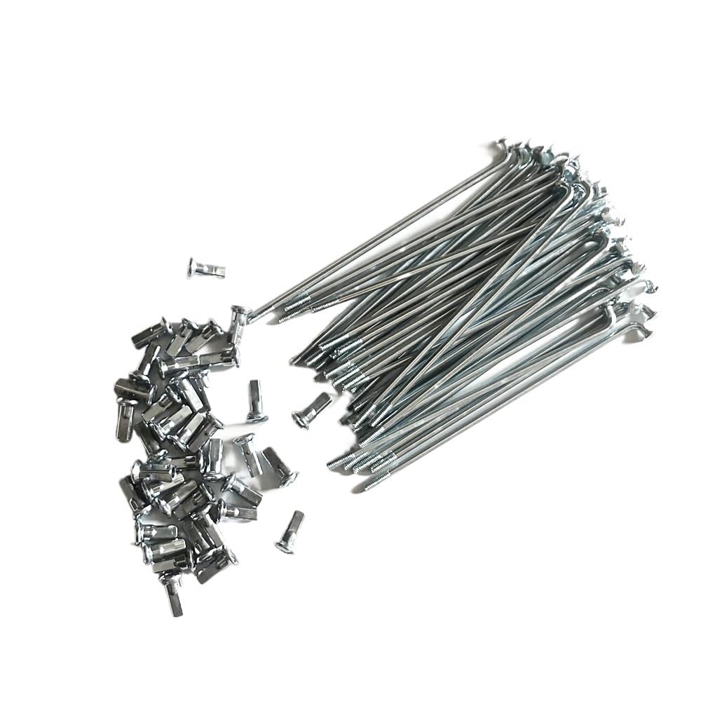 Rayons de vélo électrique 10G 3mm rayons de vélo acier 45 avec écrous argent