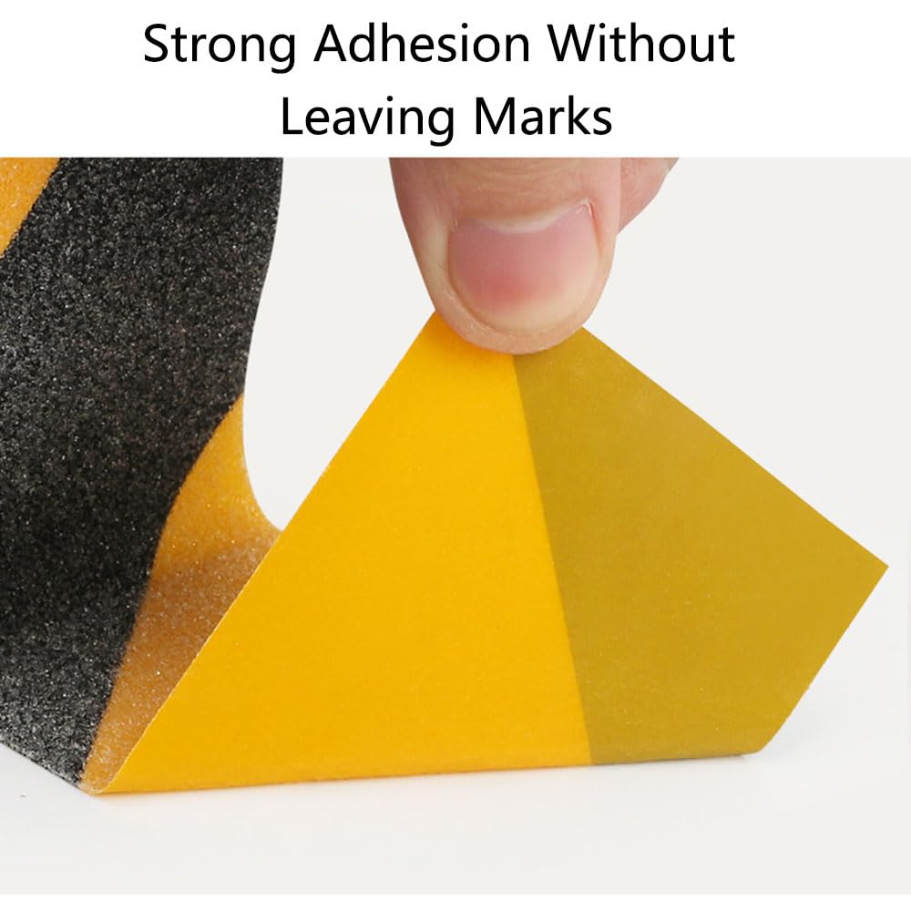 Nastro adesivo antiscivolo, 1 rotolo, striscia antiscivolo con autoadesiva, 15 cm x 10 m, nastro adesivo antiscivolo, forte sicurezza adesiva per pavimenti interni ed esterni, colore