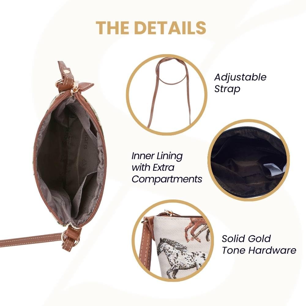 Signare Tapiz Mochila Bandolera Mujer Mochila pequeña con diseño de Animales y Mascotas