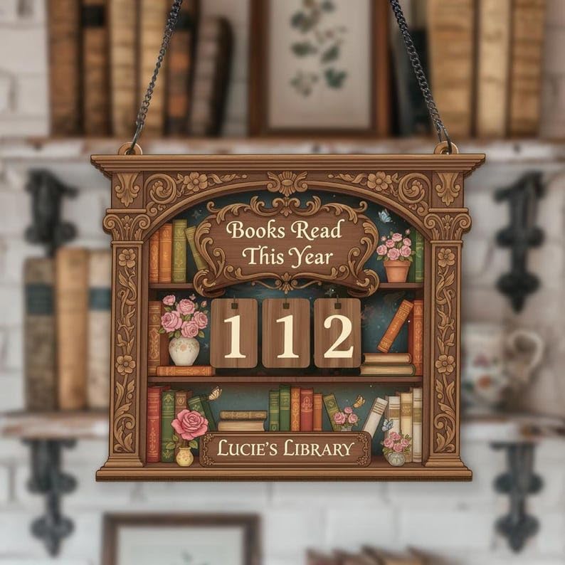 Love Signal- Personalized Book Tracker Sign