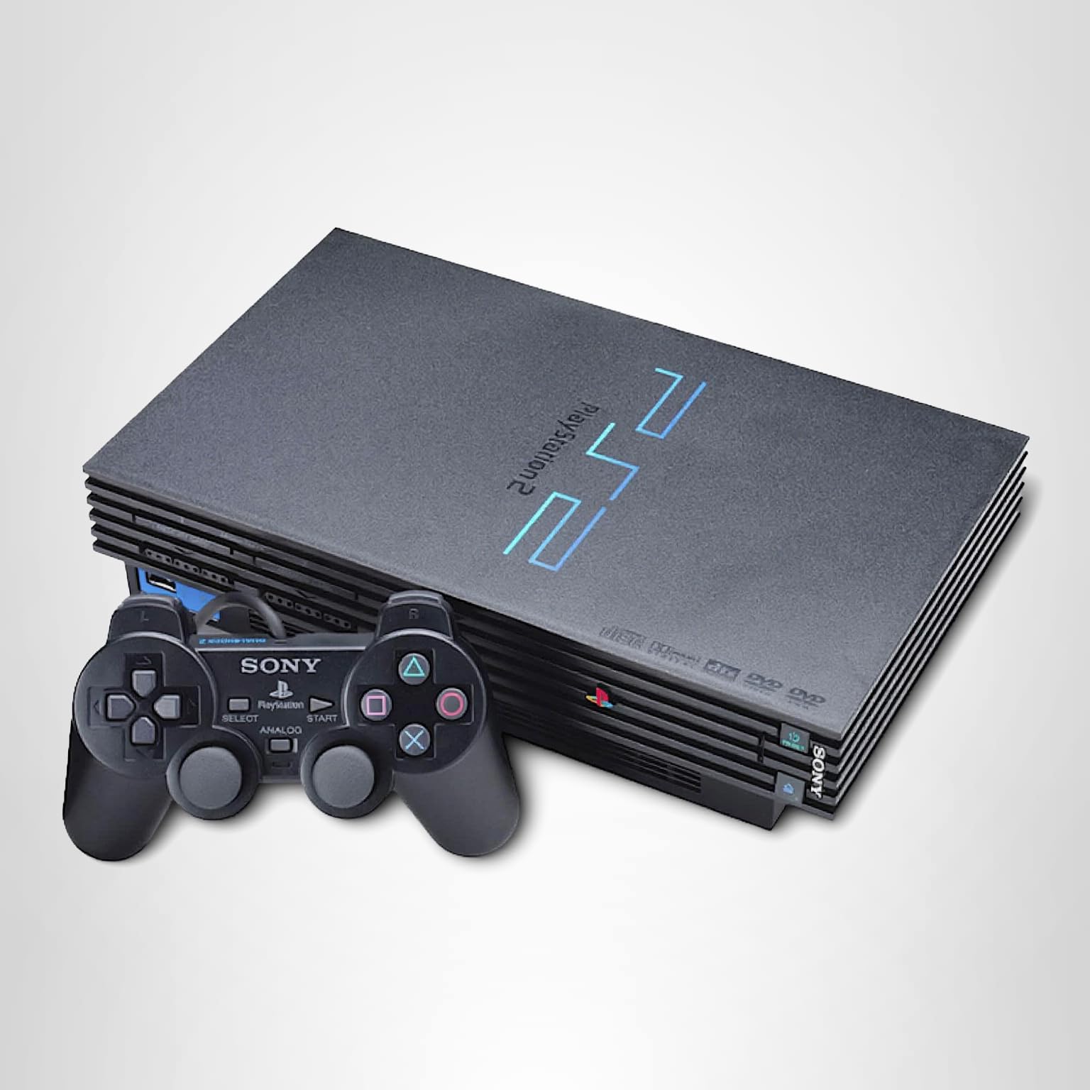 プレイステーション2 プレステ2 PS2 ソニー SONY コントローラー　黒 Amazon.com: Sony PlayStation 2 Console - Black (Renewed) : Video Games