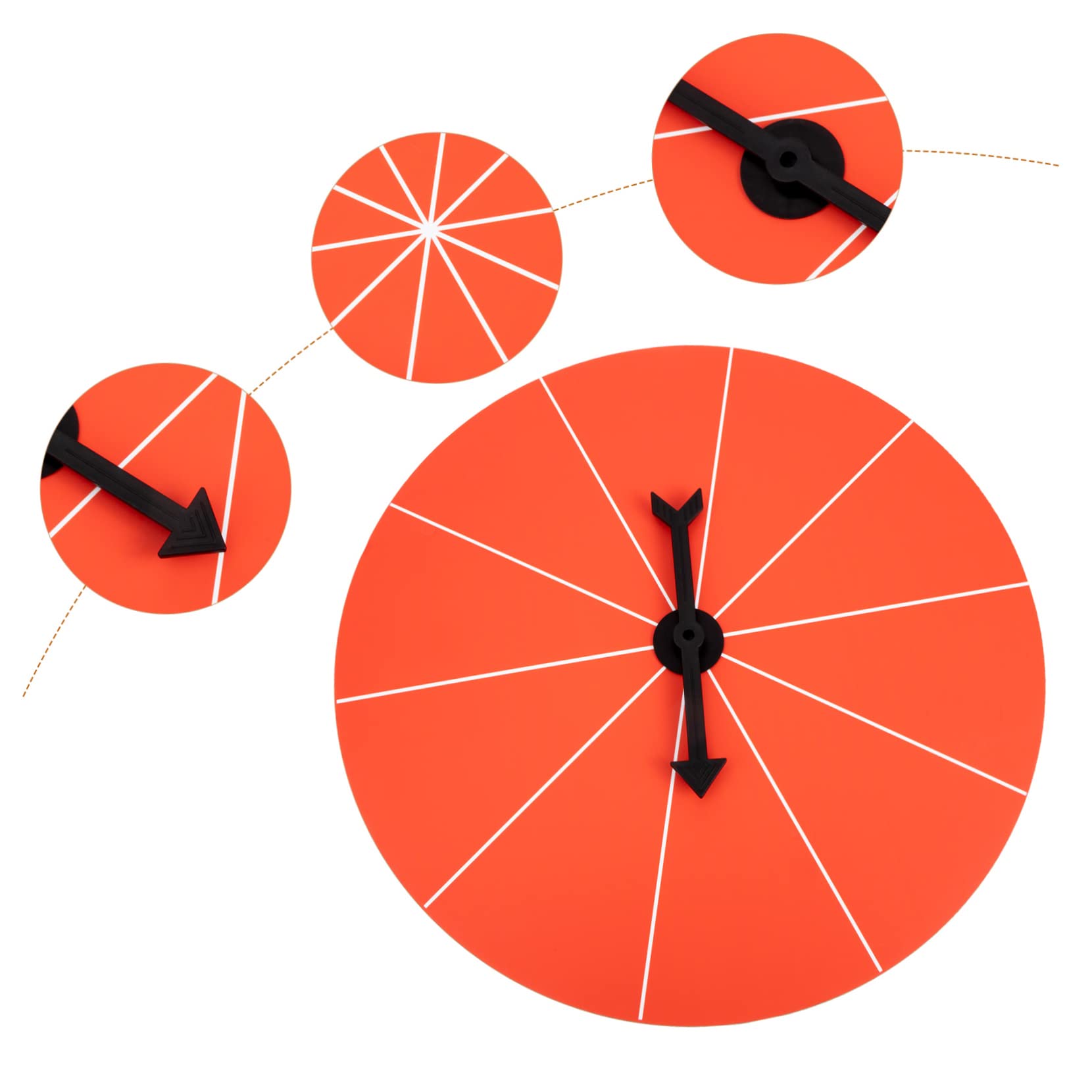 COSMEVIVI Win Prize Wheel Tabletop Wheel for Parties Carnival Game for Raffles and Drawings