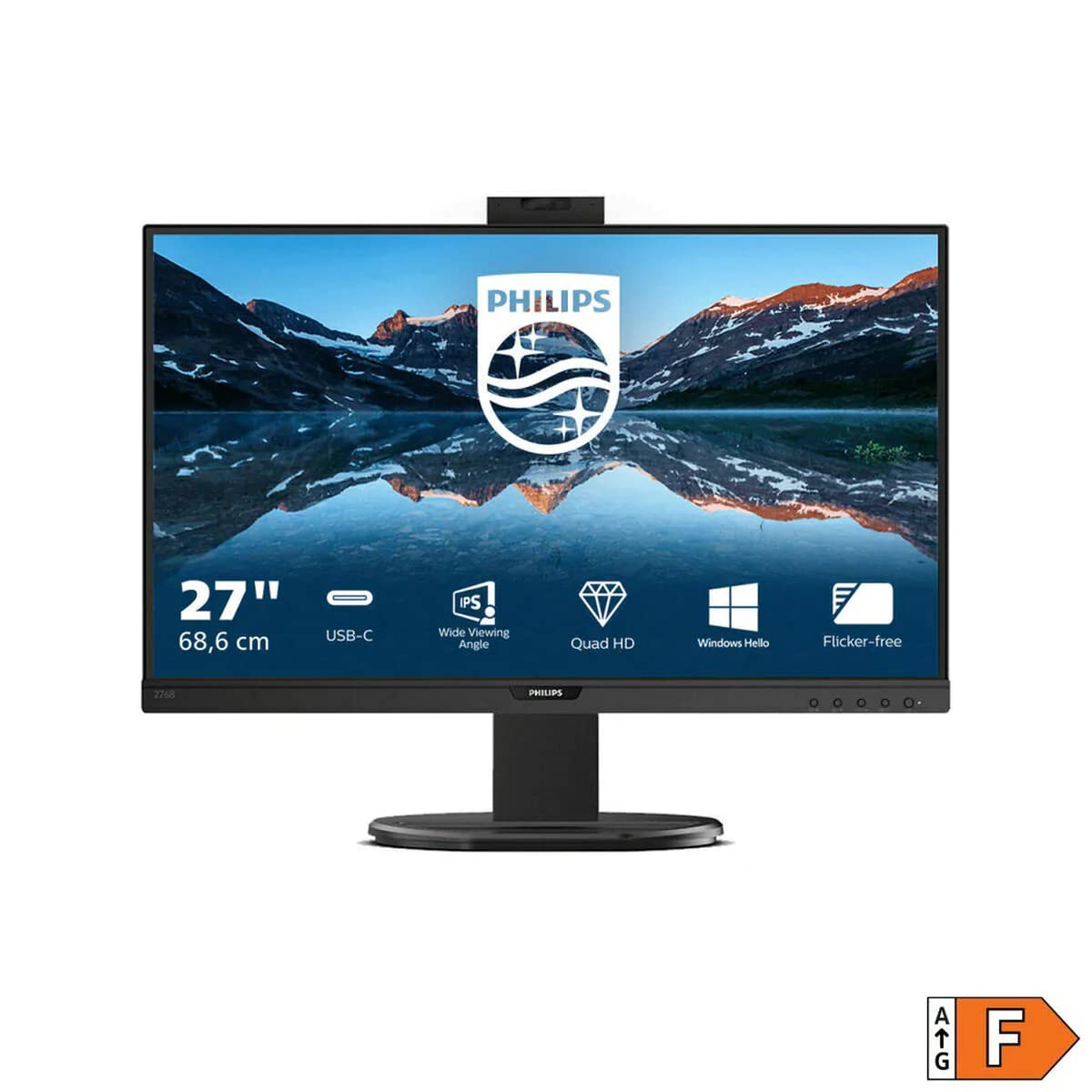 PHILIPS 276B9H - 27 Inch QHD Monitor, 75Hz, 4ms, IPS, USB-C 
