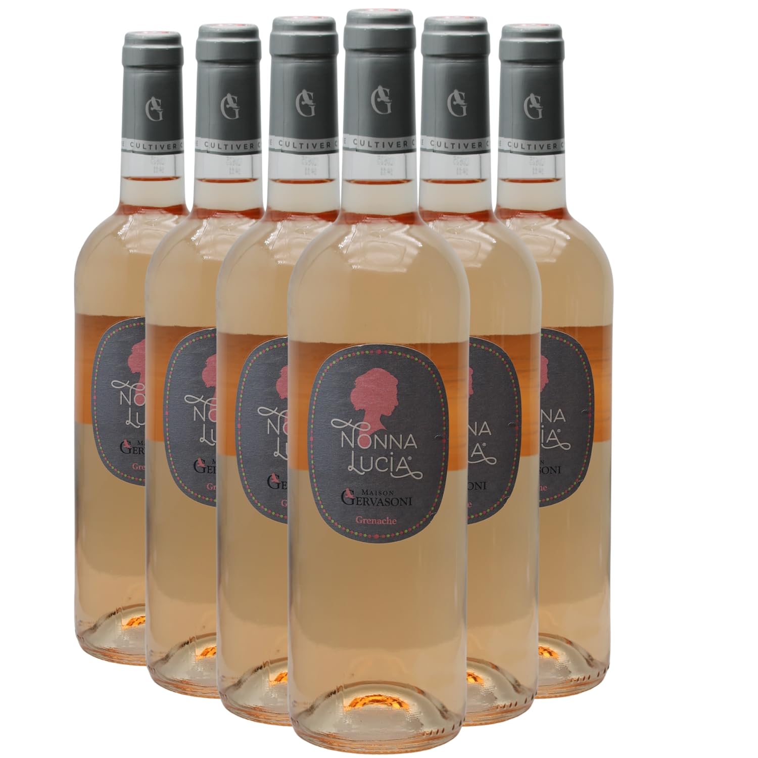 Nonna Lucia Grenache - Rosé - Maison Gervasoni - Vin de France - Vin Rosé (6x75cl) Effervescent