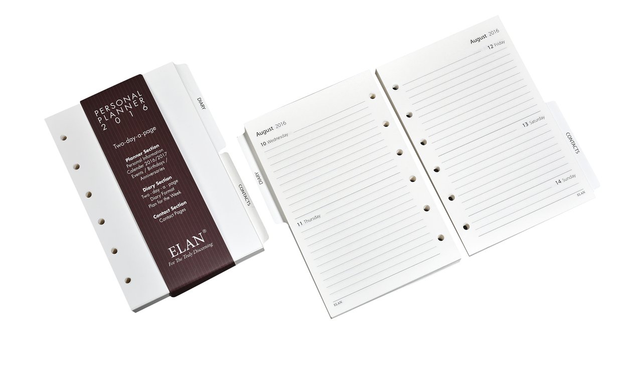 Elan Classic Personal Planner Refill Set Amazon.in