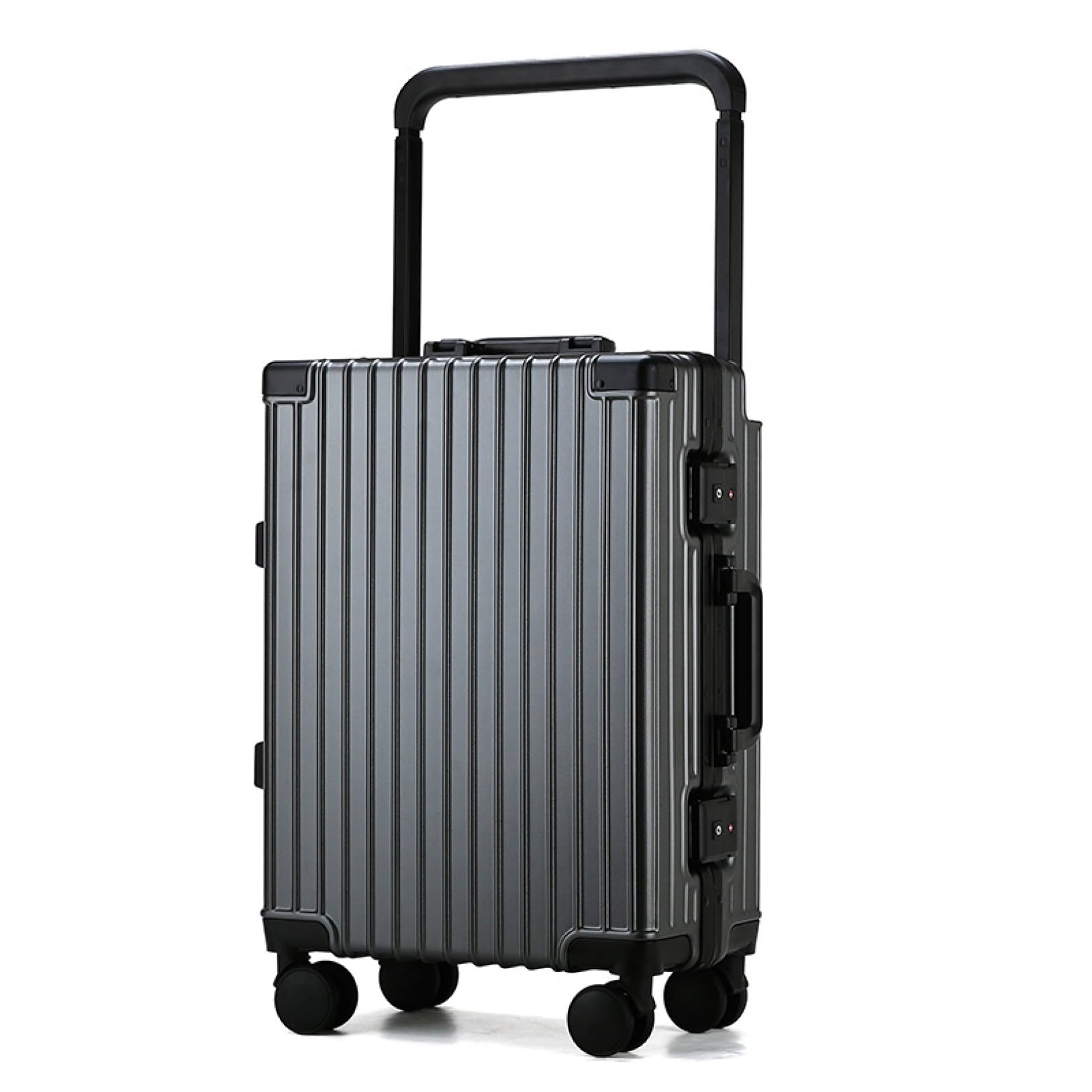 Valise cabine ouverture avant e type rigide blanche pour voyages d'affaires et déplacements